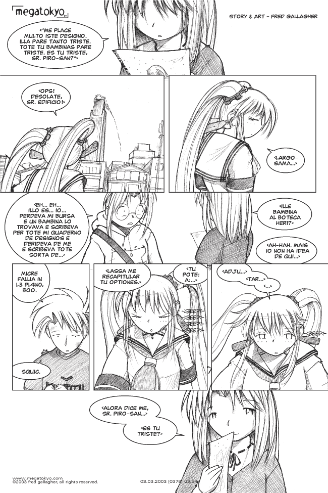 pagina #379: Es tu triste, Sr. Piro-san?
