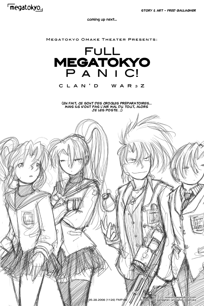 planche #1126: Megatokyo Omake Theater: Full Megatokyo Panic - Clan'd War3z