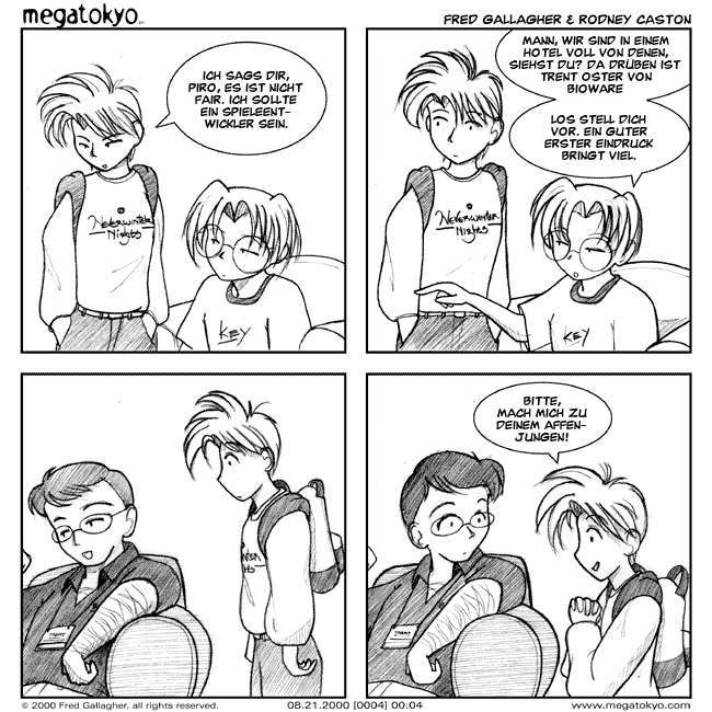 Strip #4: E3 Bioware-Junge