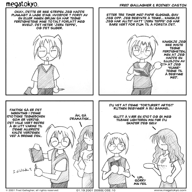strip #69: Åh, så dramatisk...