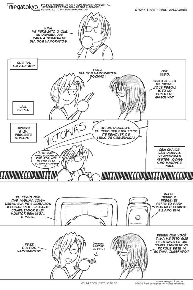 tira #373: estupidez do dia dos namorados