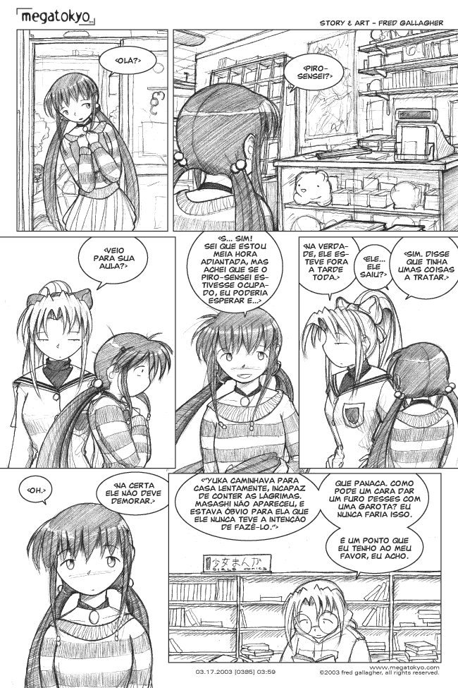 tira #385: A feliz ignorância do esquecimento