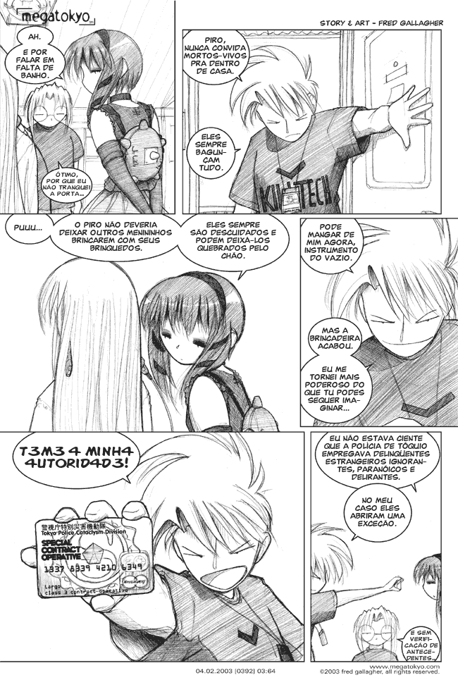 tira #392: T3m3 minh4 4ut0rid4d3!