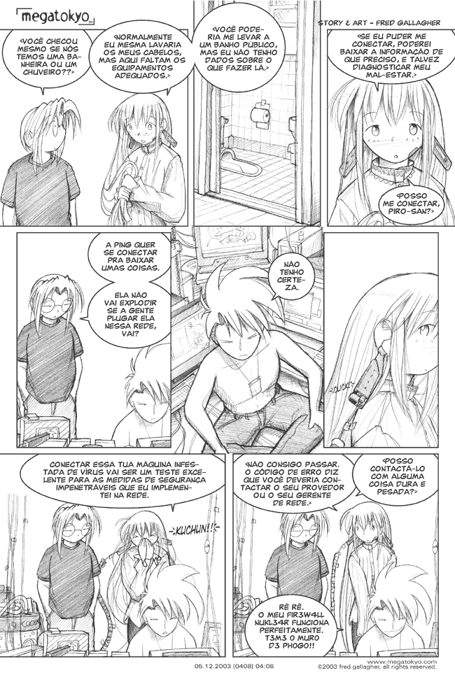 tira #408: Posso me conectar, Piro-san?