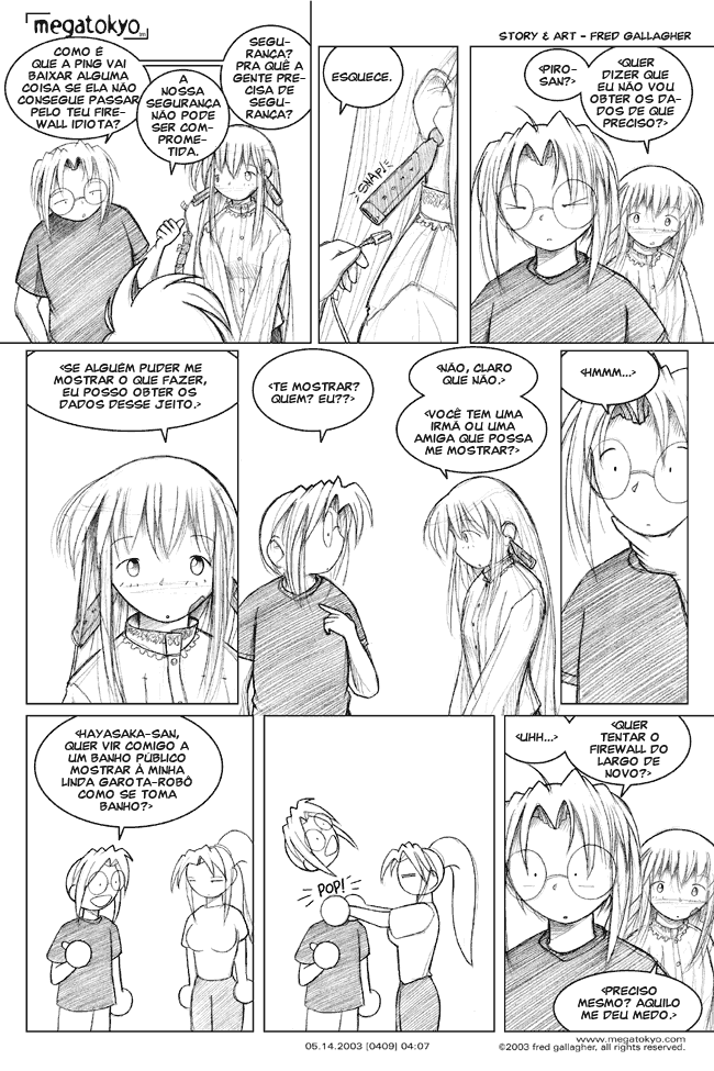 tira #409: Alguém para me mostrar
