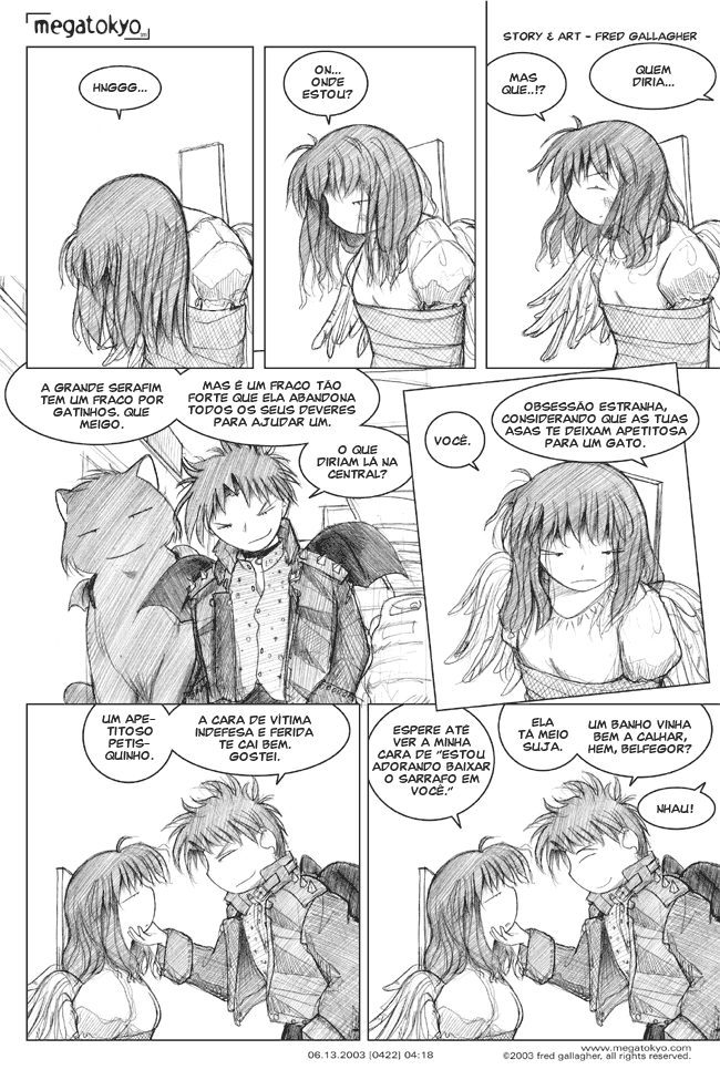 tira #422: Cara de vítima indefesa e ferida