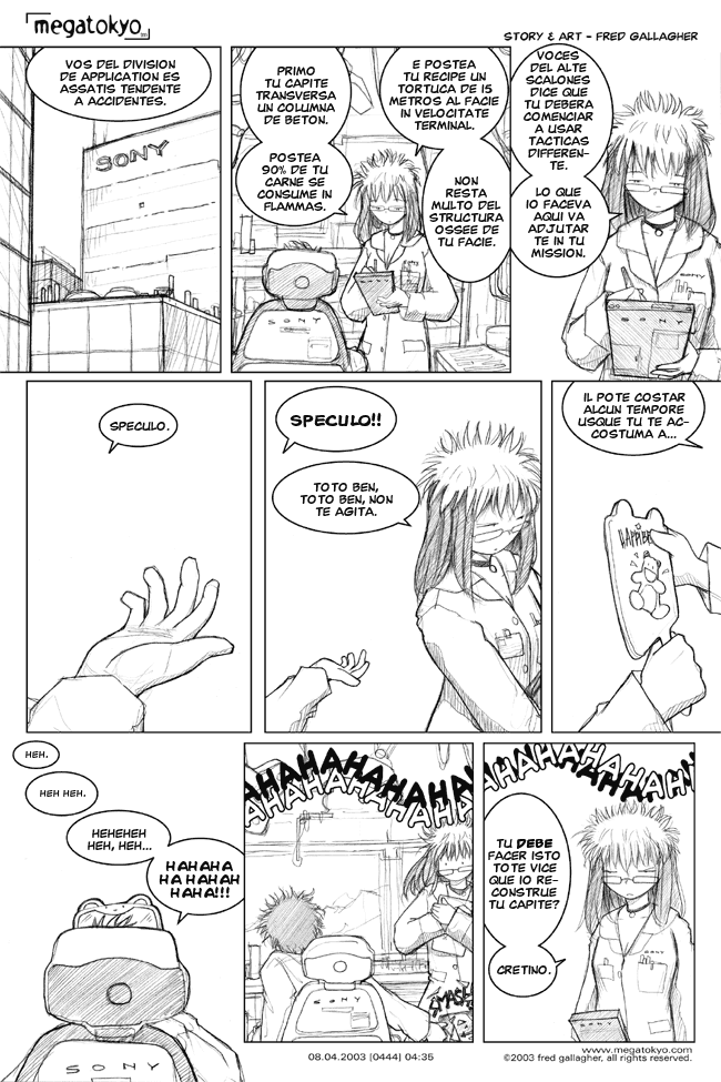 pagina #444: Speculo, speculo...