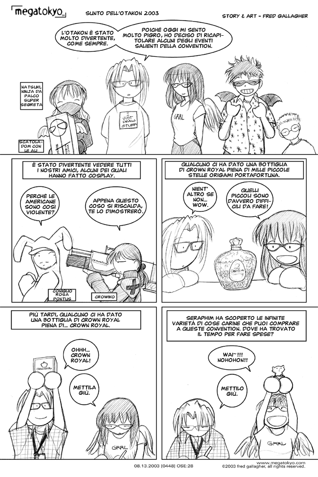 tavola #448: Momenti salienti dell'Otakon2003