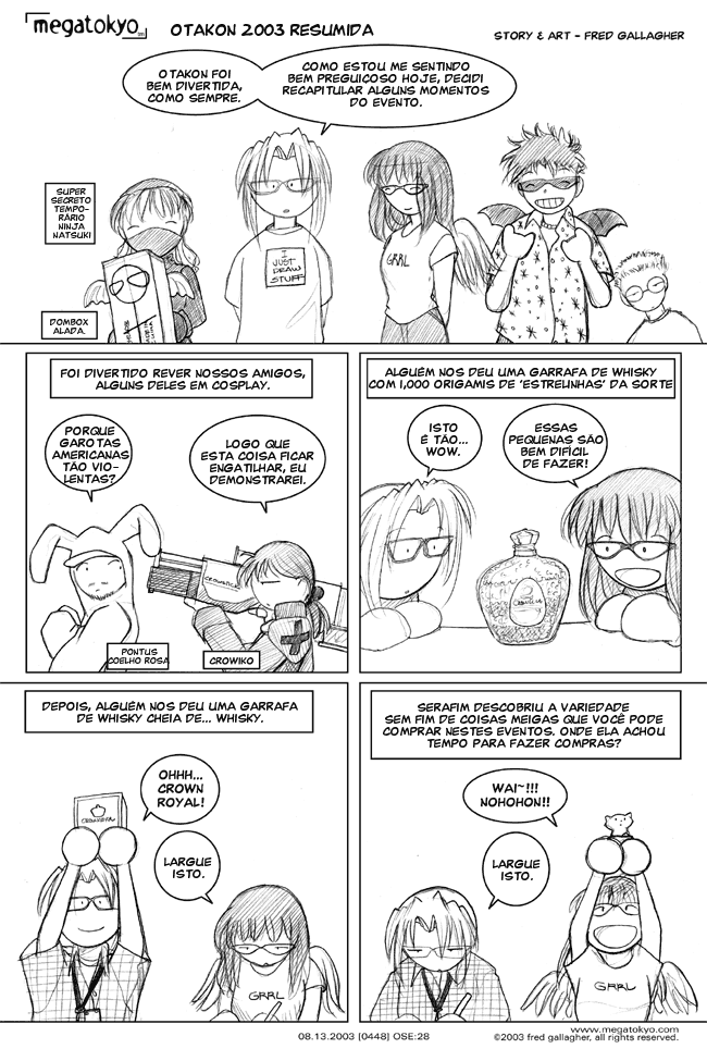 tira #448: melhores da otakon 2003