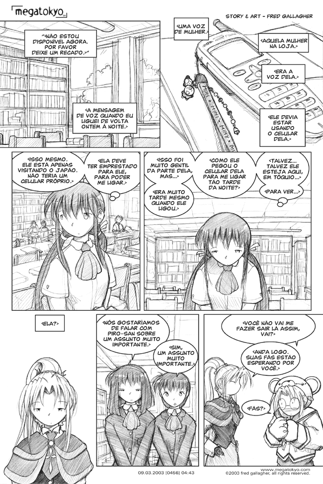 tira #456: Uma voz de mulher