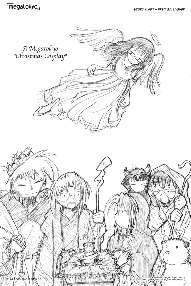 tira #502: Cosplay de natal