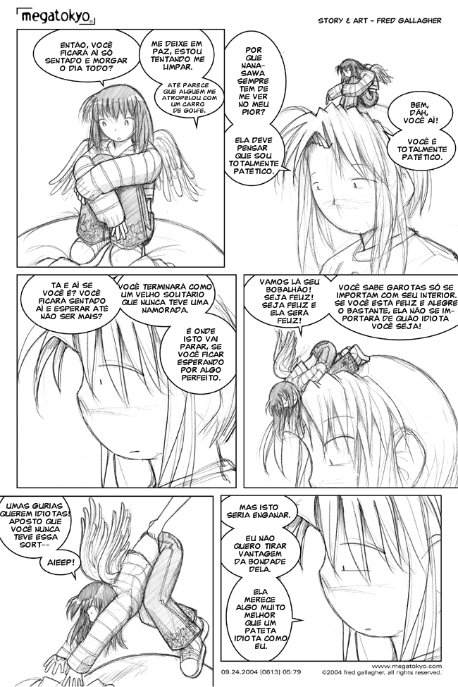 tira #613: mas algumas garotas gostam de patetas idiotas