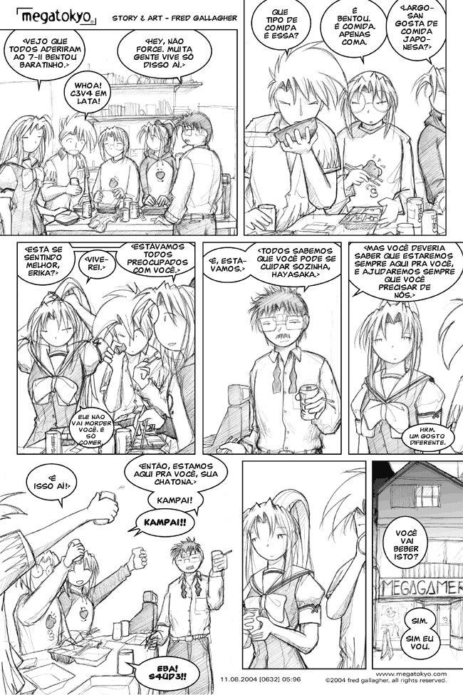 tira #632: brindando o fim de um longo dia