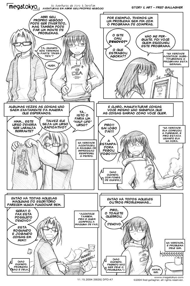 tira #635: OSE: as aventuras em abrir seu próprio negócio